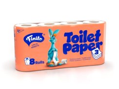 Toaletný papier 3 - vrst. 8ks v bal.